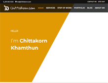 Tablet Screenshot of chittakorn.com
